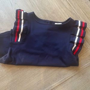 Girls ruffle sleeve top